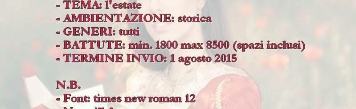 Un racconto per l’estate, per un’estate di amore